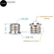 TD 1/4 to 3/8 Inch Universal Camera Adapter Conversion Screw Nut Tripod Monopod Ballhead Mount Acces