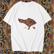 Balinese souvenir t-shirts with ISLAND BALI motif