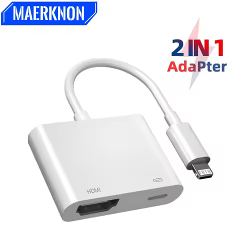 HD 1080P Projection Cable Adapter Display Video Converter Audio Sync Screen Connector For Lightning 