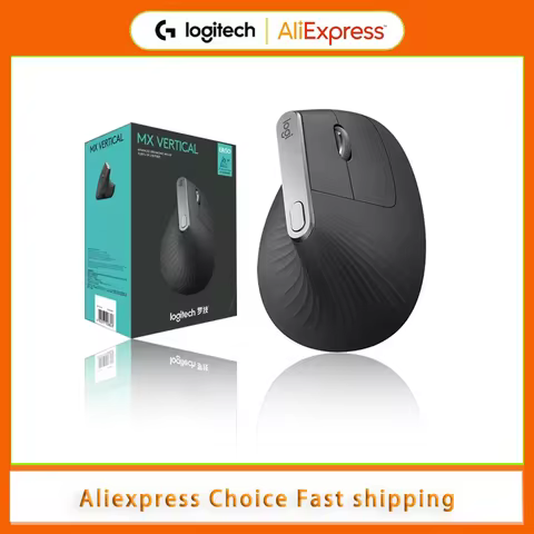 NEW Logitech MX Vertical Bluetooth Wireless Ergonomic Mouse 4000DPI Multi-function With 2.4GHz USB R