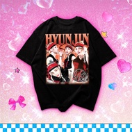 Hyunjin Kpop Graphic T-shirt Hyunjin Stray Kids Kpop Sweatshirt Gift for Stay Bootleg Retro Graphic 