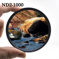 🔥ND2 Knightx ไปยัง ND1000เลนส์เลนส์กรองแสงธรรมชาติสำหรับกล้องถ่ายรูปปรับตัวแปรฟิลเตอร์สำหรับกล้องแคนนอน Eos Sony Nikon 49-77MM