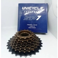 Sprocket Gear Rear Stack Gear 7 Speed Bicycle Freewheel Unicycle