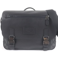 COACH C2793 黑色真皮經典卡車造型斜背包/單肩包，附logo吊飾和防塵袋，成色極佳。