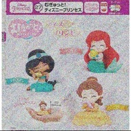 【預訂】T-ARTS 迪士尼公主魚魚公主擺飾 全套扭蛋