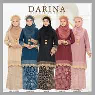 Kurung Darina Kurung Batik Printed Kurung Labuh Pahang Dobby Silk by Dmimi