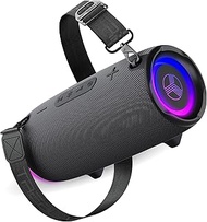 Ultra Loud 60W Sound With Deep Bass, 20H Playtime, Powerbank Function, IPX6 Waterproof, Dual Pairing