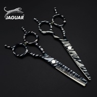 ถูก/แท้ Jaguar 1คู่ กรรไกรตัดผมจากัวร์ ขนาด 5.5 นิ้ว (ม้าลาย)