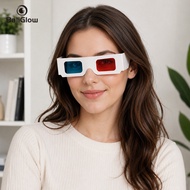 Red Blue 3D Glasses Paper Frame Anaglyph 3D Cinema Viewing Glasses Video Movies BaliGlow