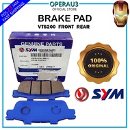 DISC PAD/BRAKE PAD (VTS200 FRONT/REAR) 100% ORIGINAL SYM GENUINE PARTS
