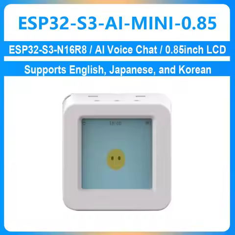 ESP32-S3 0.85 inch LCD N16R8 Development Board SuperMni AI Voice Chat Robot Support AI Qwen2.5/DeepS
