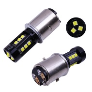 1pcs H6M P15D LED Motorcycle Headlight H7 White BA20D Bulb 3030 Chip For Scooter Moped Motor LED Hea