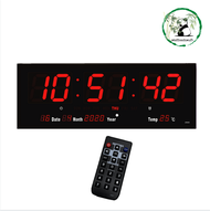 นาฬิกาดิจิตอล แถมอะแดปเตอร์(JH6826) 68.5x26x3cm นาฬิกา ตั้งโต๊ะ LED DIGITAL CLOCK นาฬิกาแขวน นาฬิกาต