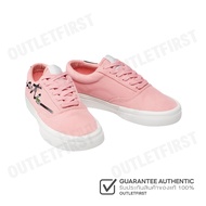 LACOSTE รุ่น  WOMENS JUMP SERVE LACE CANVAS SNEAKERS CODE: 7-42CFA0010PW1 รองเท้าผ้าใบ รองเท้าผู้หญิ