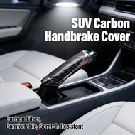 Carbon Fiber SUV Cover Handbrake Decor Protector Cover Decor Hand Brake Universal Cover