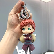 [UMXRU] Cartoon Anime Naruto Uchiha Itachi JIRAIYA Gaara PVC Keychain Bag Keyring Charm Accessories 