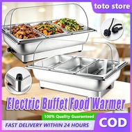 Electric Buffet Food Warmer Chafing Dish Buffet with Adjustable Temperature Ramadan Buffet Peman