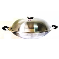 ZEBRA 5-PLY WOK 42CM W/LID 176202 100% madein thailand