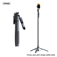 Rtako ไม้เซลฟี่มุมกว้างพิเศษ รุ่น Q052 1.8m พร้อมรีโมท Bluetooth ฐานมั่นคง 3 แกน