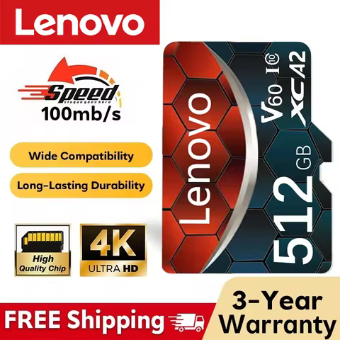 Lenovo High Speed Expansion Mobile Phone Memory Card 2TB TF Card 1TB Mini SD Card 512GB TF SD Card 2