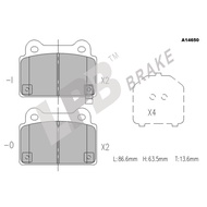 LPB Brake Pad ReaR NA14650Mitsubishi Lancer VIII EVO X CZ4A 2.0 08'-15' 455