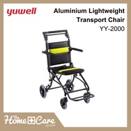 Yuwell Aluminium Lightweight Foldback Transport Chair | Wheelchair