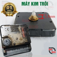 Wall clock machine (PUMP) - Silent Quartz brand 6168s copper shaft 6mm long (13mm high core)