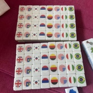 Cross-Border National Flag Animal Mahjong National Flag Mahjong Animal New Pusher Car Xiaolemei Limited Edition Mahjong Collection 10 Match-up