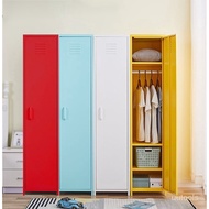 1/2Door Wardrobe/Almari Baju/Almari Pakaian/metal wardrobe/dormitory wardrobe/adjustable shelves Combination wardrobe wY