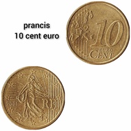 koin euro 10 cent - prancis