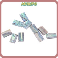 MISUPS ​10Pcs Abalone Shell Inlay​, Abalone Shell ​Guitar Fretboard Decoratio ​Guitar Inlay Material