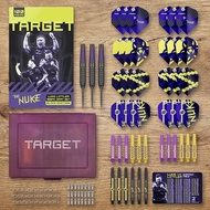 Target Darts Luke Littler Brass Dart Set with Fixed Steel Tip Points, 22G | Pro Grip Shafts & No.2 P