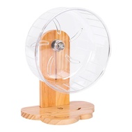 Transparent Silent Hamster Exercise Wheel, 18cm Large Running Wheel for Hamster & Hedgehog