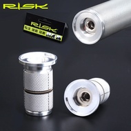 RISK Bike Bicycle Fork Steerer 1-1/8" (28.6mm) Headset Stem Top Cap Carbon Compression Plug Star Nut