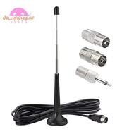 FM Telescopic Antennas for  FM Antennas Indoor FM Radio Antennas with 3 Adapter for Household Digita