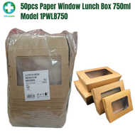 Assorted Models Biodegradable Brown Kraft Paper Lunch Box Disposable Take Away Food Box Tableware Se