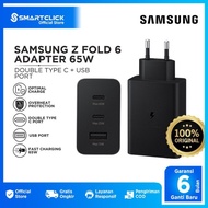 Samsung Z Fold 6 Power Adapter Trio 65W Super Fast Charging Charger Original 100%