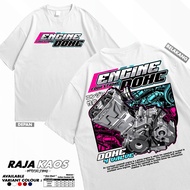 Kaos DOHC Gank Distro DOHC Pasukan DOHC Motor 4 Stroke Satria FU CB150R SONIC SUPRA GTR GSX RajaKaos