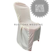 Universal Sarung Kerusi Plastik Superchair 3V Plastic Chair Cover Wedding Canopy Khemah