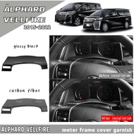 dac toyota alphard vellfire anh30 2015-2023 car meter frame garnish accessories agh30 ah30