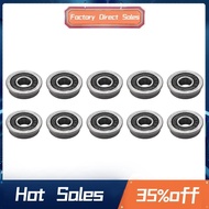 10Pcs F695- Bearing 5X13X4mm Flanged Miniature Deep Groove Ball Bearings F695RS for   2/3 3D Printer