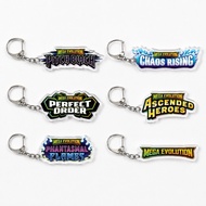 PTCG Binder Keychain | Pokémon Binder Tag | TCG Accessories Gift | TCG Set Logo Charm | Organiser La