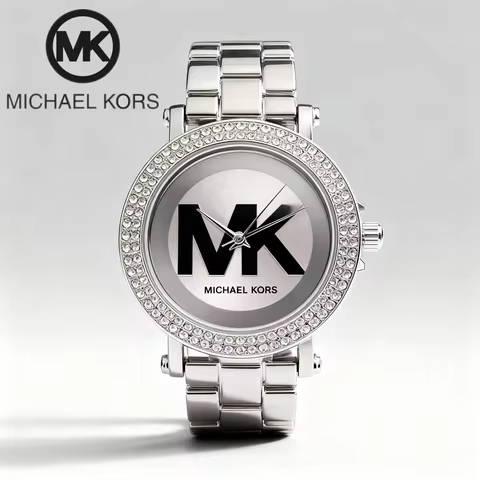 2026 Brand New Michael Kors Women's Stainless Steel Quartz Watch MK Bag, Luxury Design, High-Quality