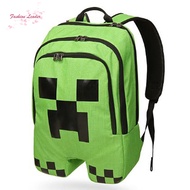กระเป๋าเป้สะพายหลัง กระเป๋านักเรียน Minecraft Creeper
