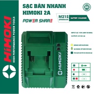 Sạc nhanh Himoki 2.4A Chân pin phổ thông sạc siêu nhanh đế sạc bàn Himoki - HÀNG CHÍNH HÃNG