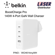 Belkin WCH014myWH Boost Charge Pro 140W 4-Port GaN Wall Charger
