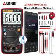 ANENG AN9002 Bluetooth Digital Multimeter 6000 Counts Professional MultimetroTrue RMS ACDC Current Voltage Tester Auto-Range
