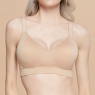 Wienna Fullmoon Big Women Bra Nb45405 Cup Large Size Seamless (LE(Xl)X(Xxl) Light Gray