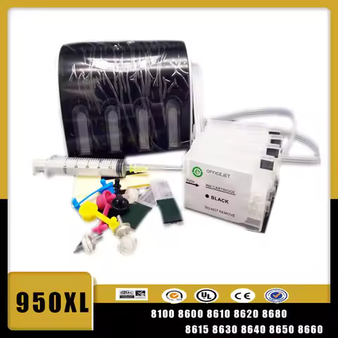 vilaxh 953xl CISS Ink System Replacement For HP 953 954 955 952 XL for Officejet Pro 8730 8740 8735 