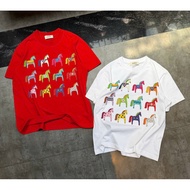 Sues COBÉ horse print t-shirt cotton t shirt woman